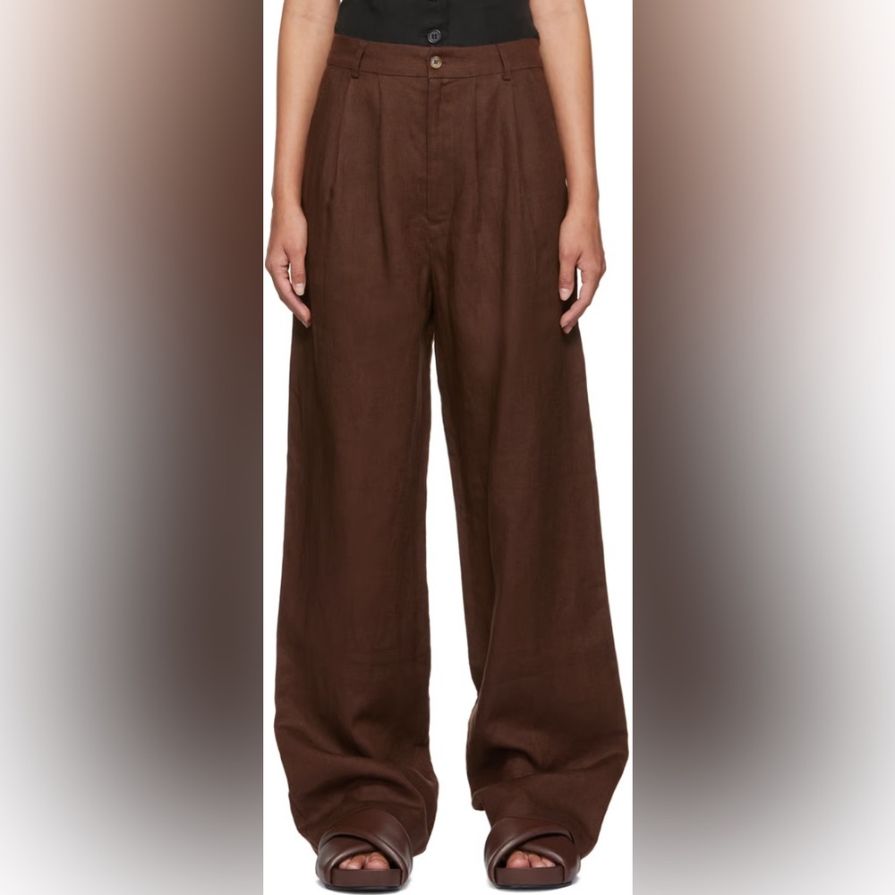 reformation brown pants - Picture 2 of 4